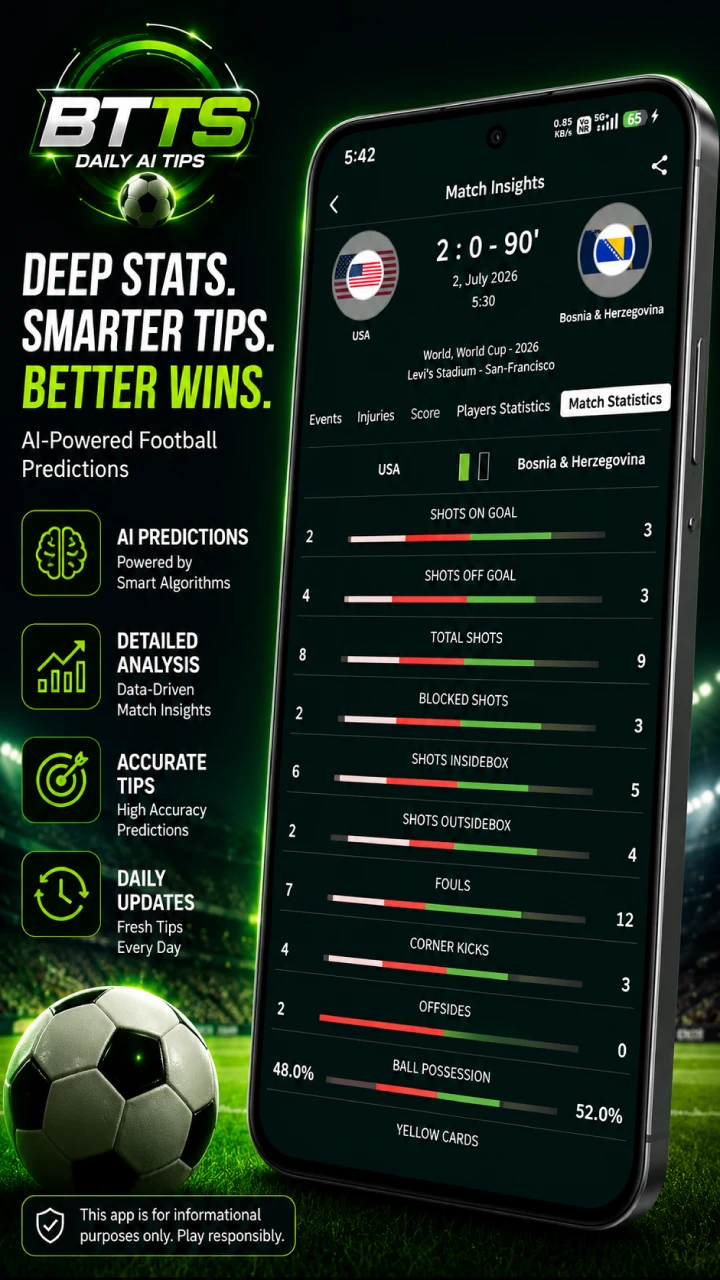 BTTS Daily AI Tips screenshot
